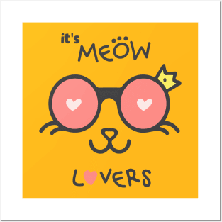 Cat lovers Posters and Art